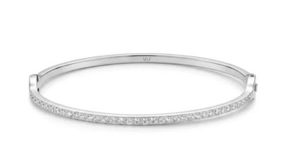Slim Cubic Zirconia Bangle Bracelet Slim Cubic Zirconia Bangle Bracelet
