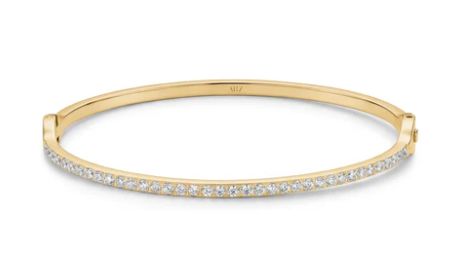 Slim Cubic Zirconia Bangle Bracelet