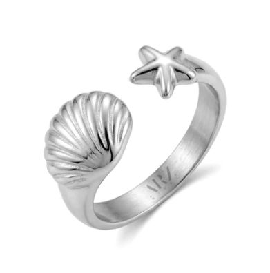Shell Starfish Ring Shell Starfish Ring