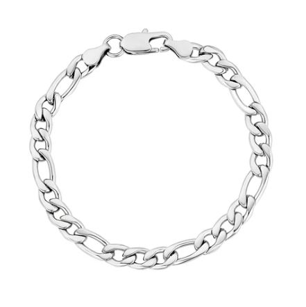 Figaro Bracelet 8"