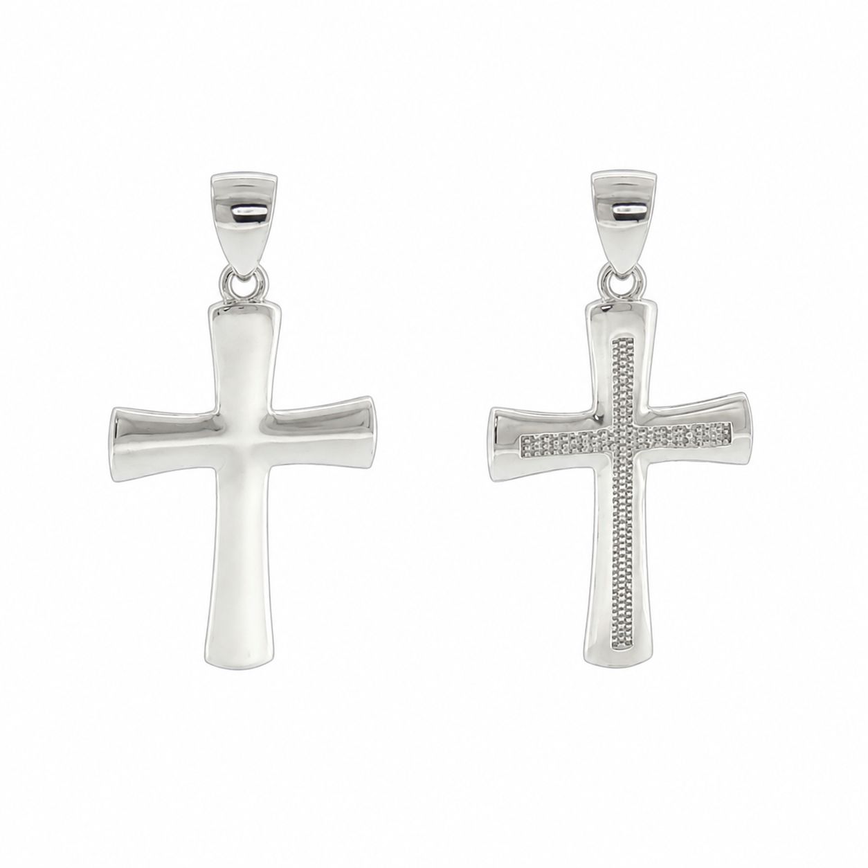 Reversible Sterling Silver Cross Pendant Reversible Sterling Silver Cross Pendant