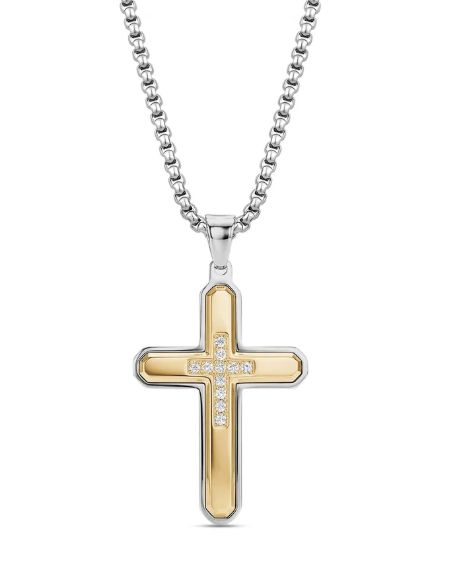 Stainless Steel Cross Necklace Stainless Steel Cross Necklace