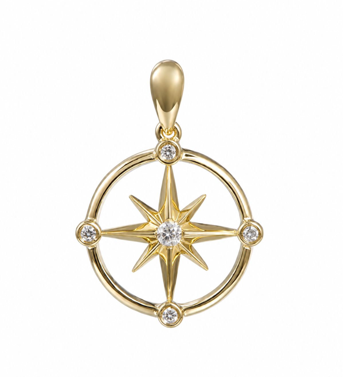 14kt Gold Compass Pendant 14kt Gold Compass Pendant