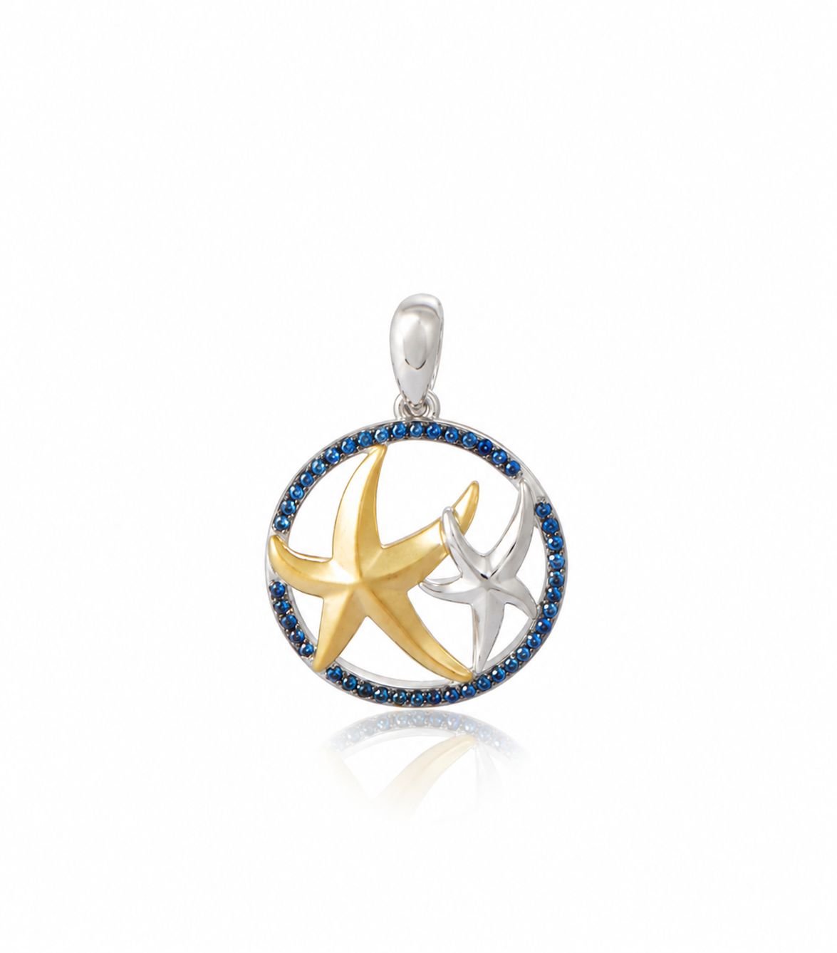 14kt Gold & Sapphire Starfish Pendant 14kt Gold & Sapphire Starfish Pendant