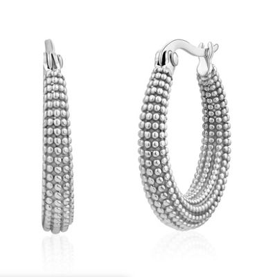 Textured Hoop Earrings Textured Hoop Earrings