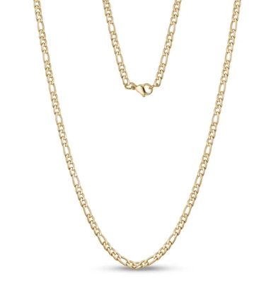 Stainless Steel Figaro Chain 3.5mm 20"