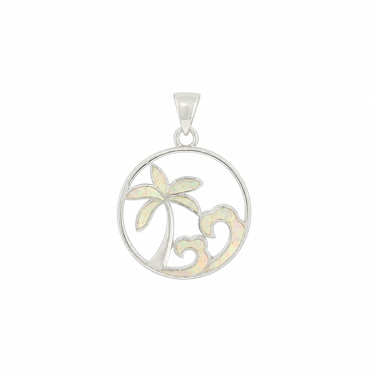 Palm Tree Wave Pendant Palm Tree Wave Pendant