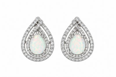 Opal Teardrop Earrings Opal Teardrop Earrings