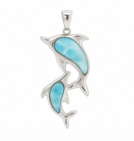 Larimar Dolphin Pendant Larimar Dolphin Pendant