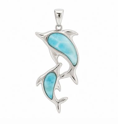 Larimar Dolphin Pendant Larimar Dolphin Pendant