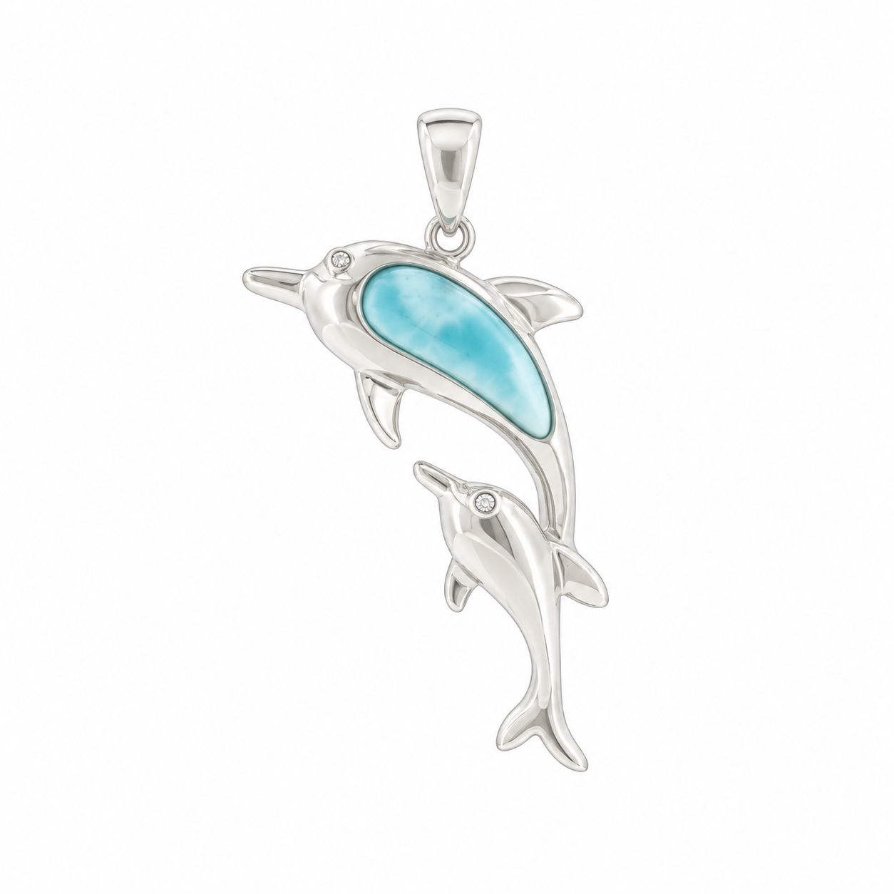 Larimar Dolphin Pendant Larimar Dolphin Pendant