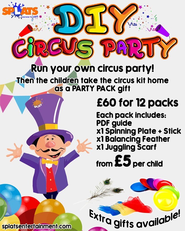 DIY Circus Party Pack (12 pax minimum order)