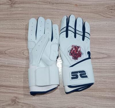 Latimore Line Supreme Swings Batting Glove White &amp; Navy