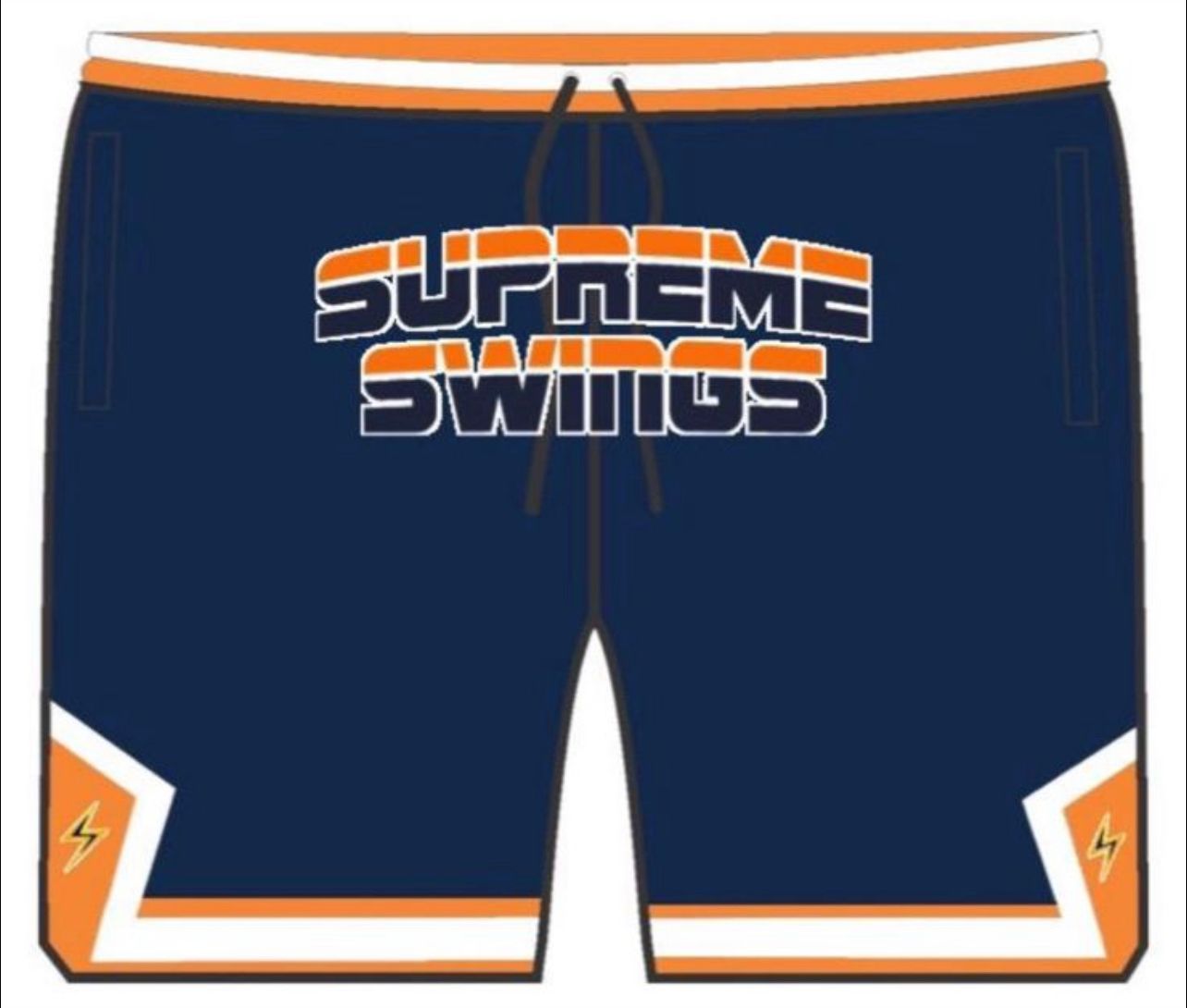 Supreme Swings Shorts Navy