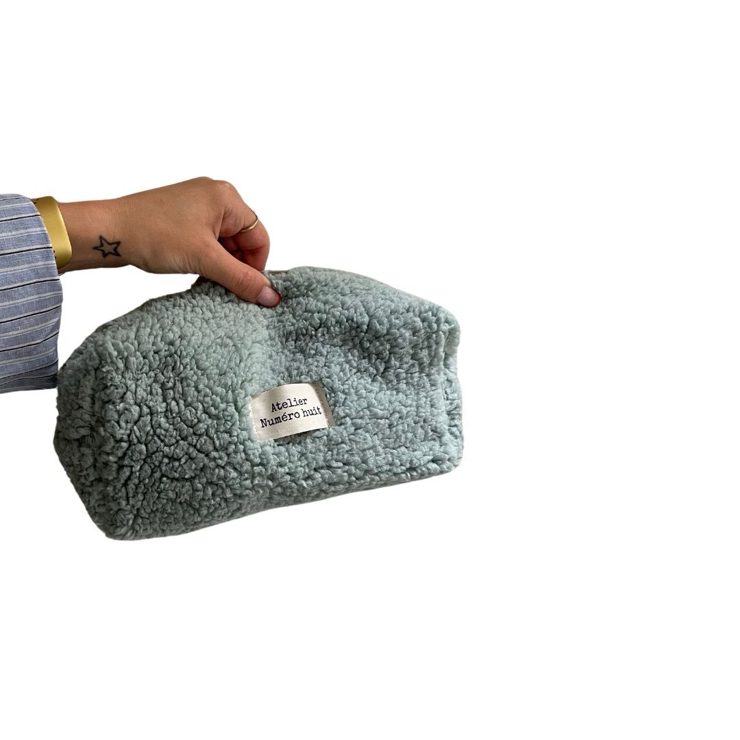 Trousse de toilette Huguette 🐑 - Bleue