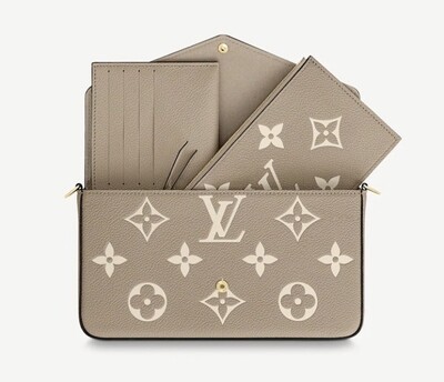 LV FÉLICIE POCHETTE CREME