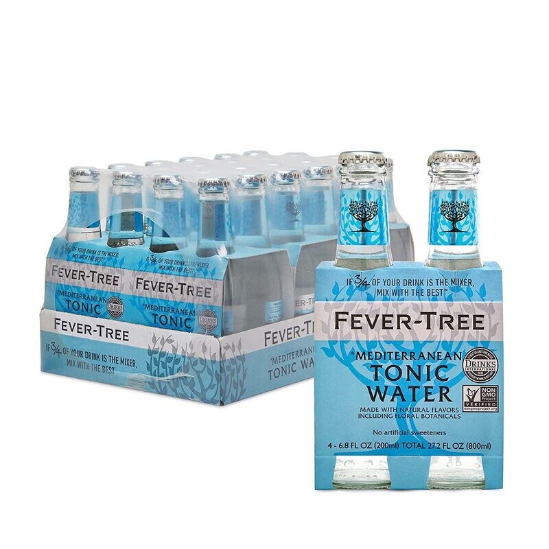 Fever Tree Mediterranean Tonic 200ml Glass
