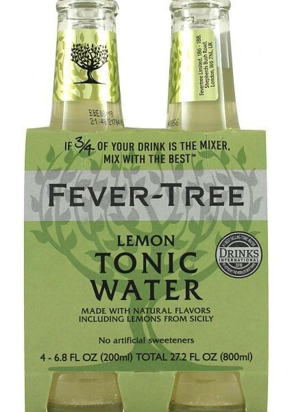 Fever Tree Lemon Tonic Water 200ml Glass