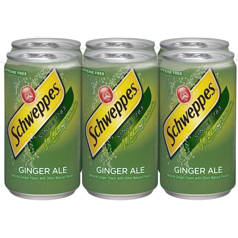 Schweppes Ginger Ale 7.5oz Can