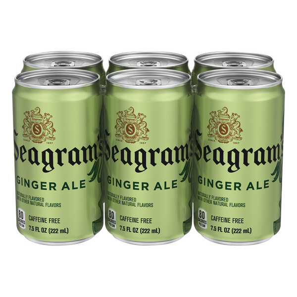 Seagram's Ginger Ale 7.5oz Cans