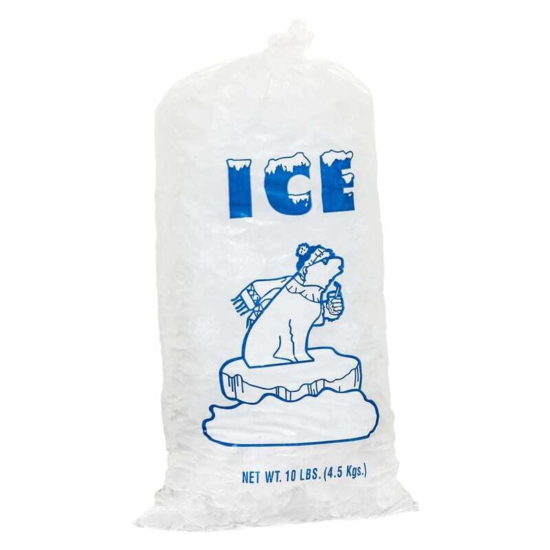 Pitt Plastics Ice Bags (10lbs. 12"X21", 1.8 MIL)