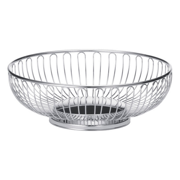 Silver Round 9.5" Basket