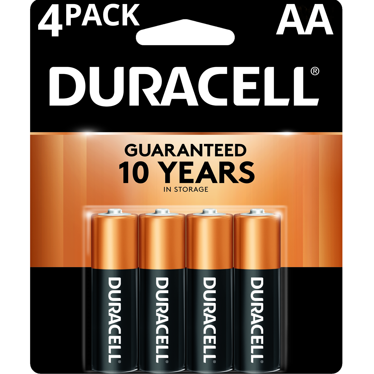 Duracell AA, 4 Pack