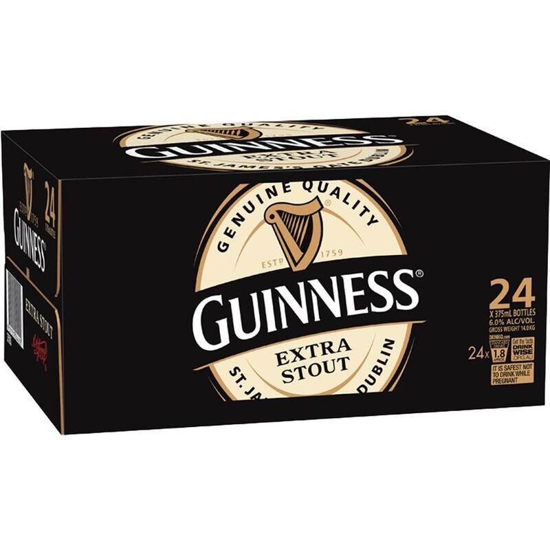Guinness Extra Stoudt Draught 12oz Bottles