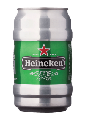Heineken 12oz Keg Cans