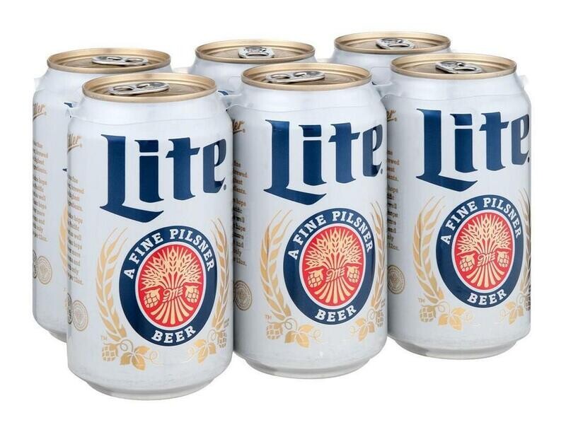 Miller Lite 12oz Cans, 6pk