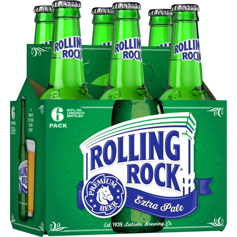 Rolling Rock 12oz Bottles, 6pk