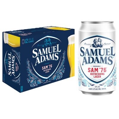 Sam Adams SAM 76 Lager 12oz Cans