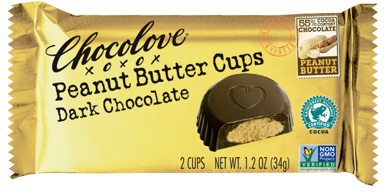 Chocolove Dark Peanut Butter Cups 1.2oz