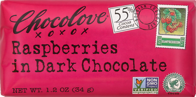 Chocolove Dark Raspberry Mini Bar 1.3oz