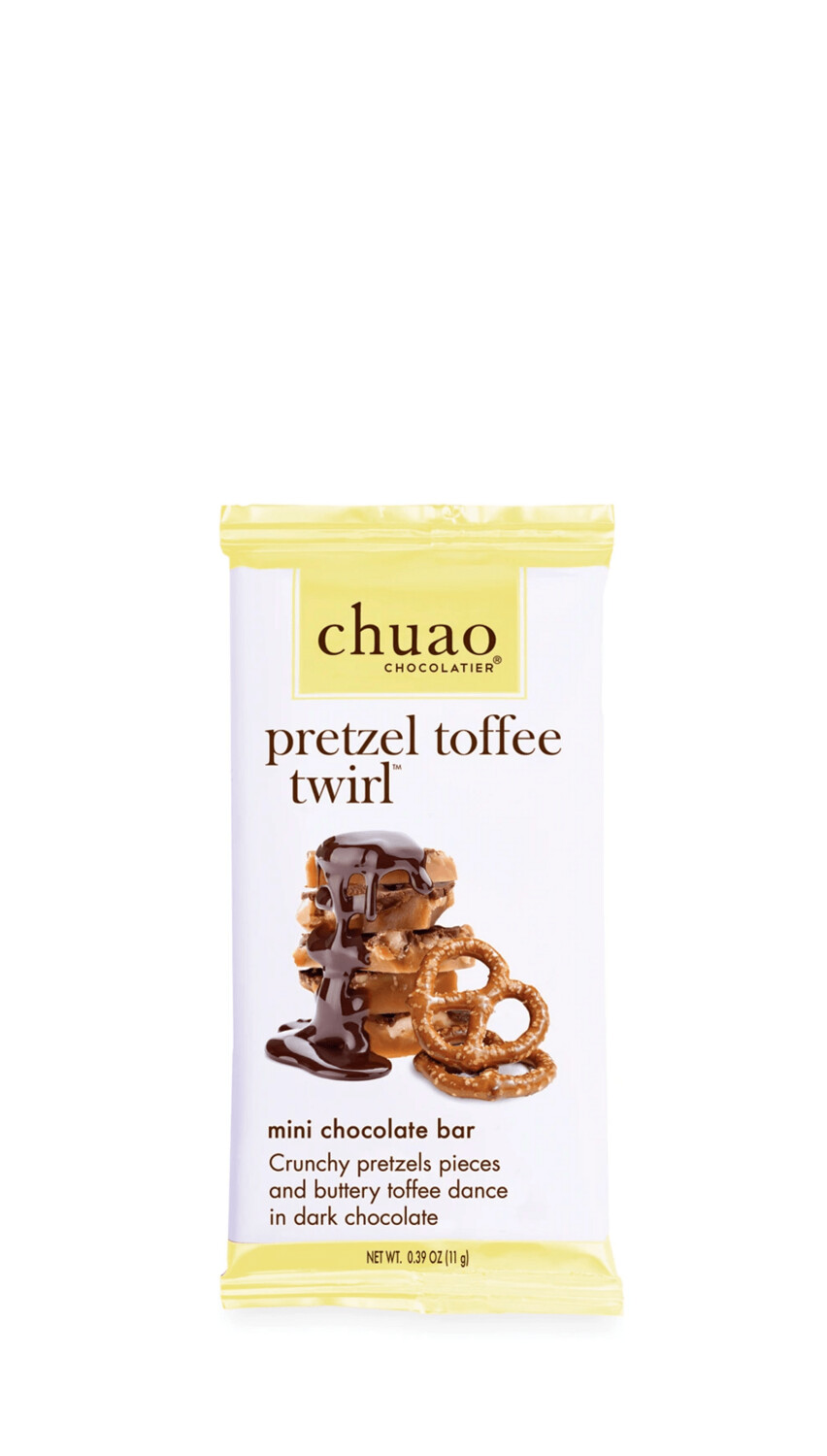 Chuao Pretzel Toffee Twirl Mini Bar 0.39oz