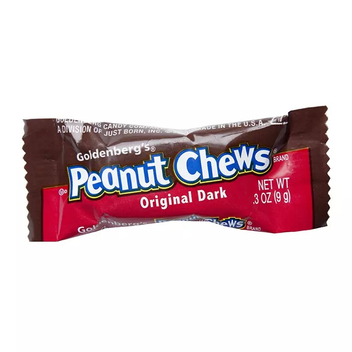 Goldenberg's Original Dark Peanut Chews Funsize