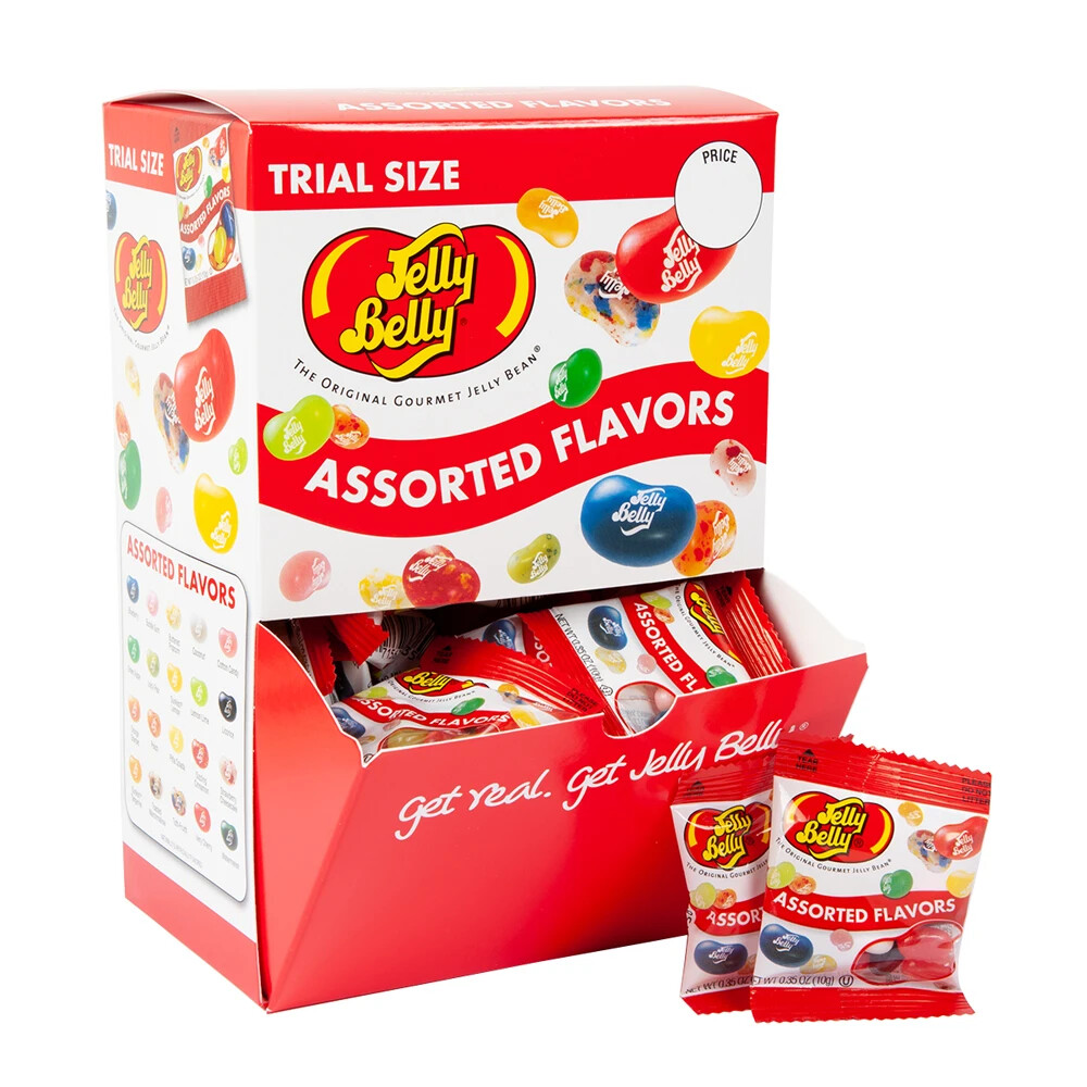 Jelly Belly Assorted Flavors Trial Size 0.35oz (80ct)
