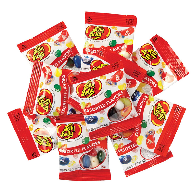 Jelly Belly Assorted Flavors Trial Size 0.35oz (80ct)