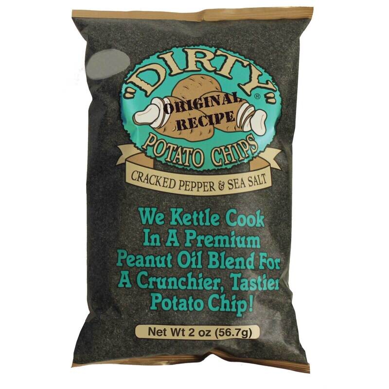 Dirty Chips Cracked Pepper &amp; Sea Salt 2oz