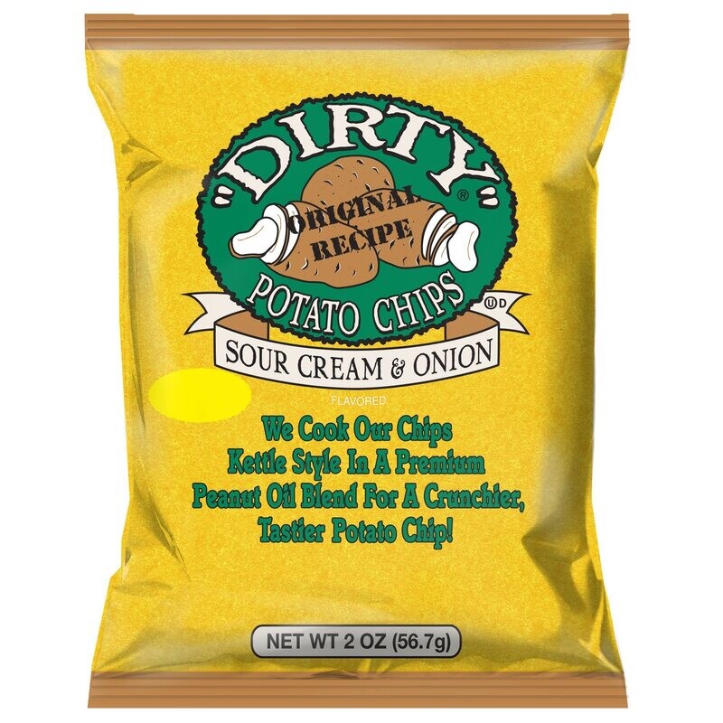 Dirty Chips Sour Cream &amp; Onion 2oz