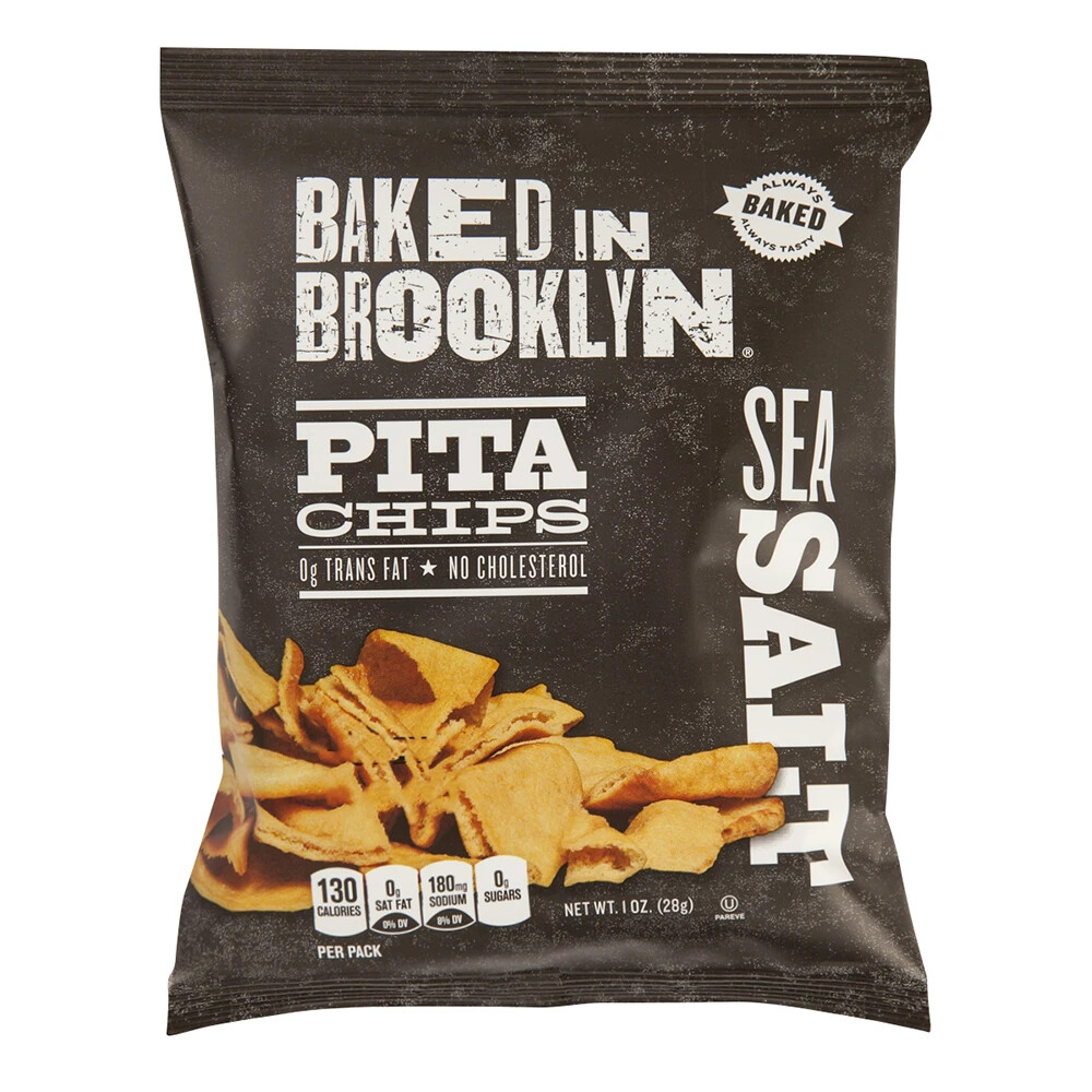 Baked in Brooklyn Sea Salt Pita Chip 1oz
