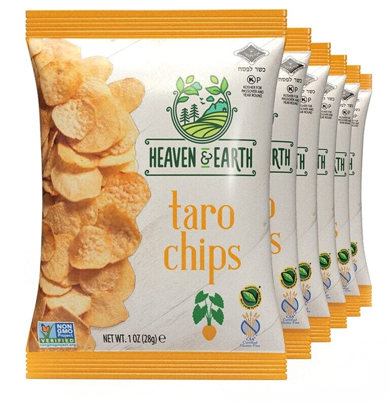 Heaven &amp; Earth Taro Chips 1oz
