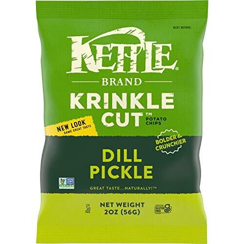 Kettle Brand Krinkle Cut Dill Pickle 2oz