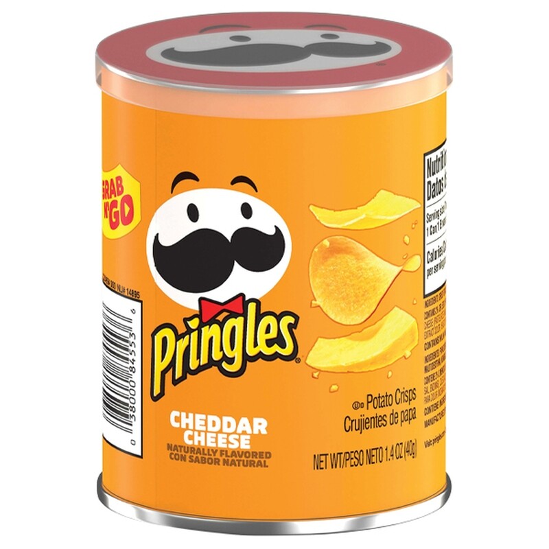 Pringles Cheddar Cheese 1.41oz Cans
