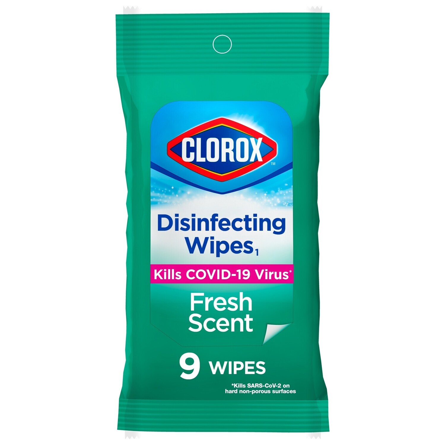 Clorox To-Go Wipes Fresh Scent 9ct Packs