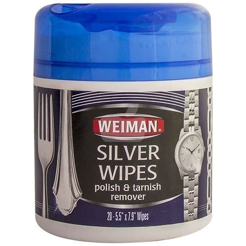 Weiman Silver Wipes 20/Canister