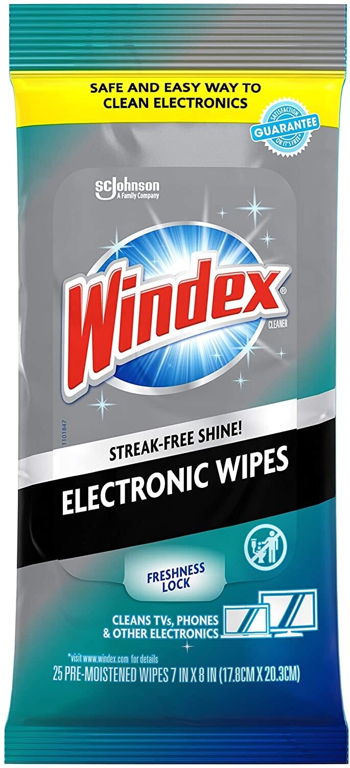 Windex Electronic Wipes 25ct