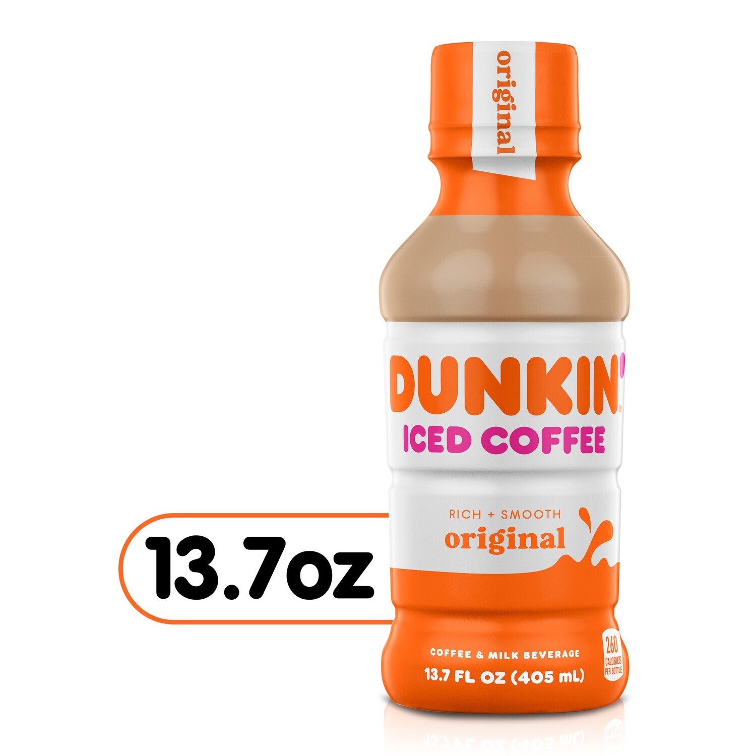 Dunkin Donuts Iced Coffee 13.7oz Plastic