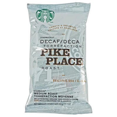 Starbucks Pikes Place Decaf 2.5oz Portion Pack