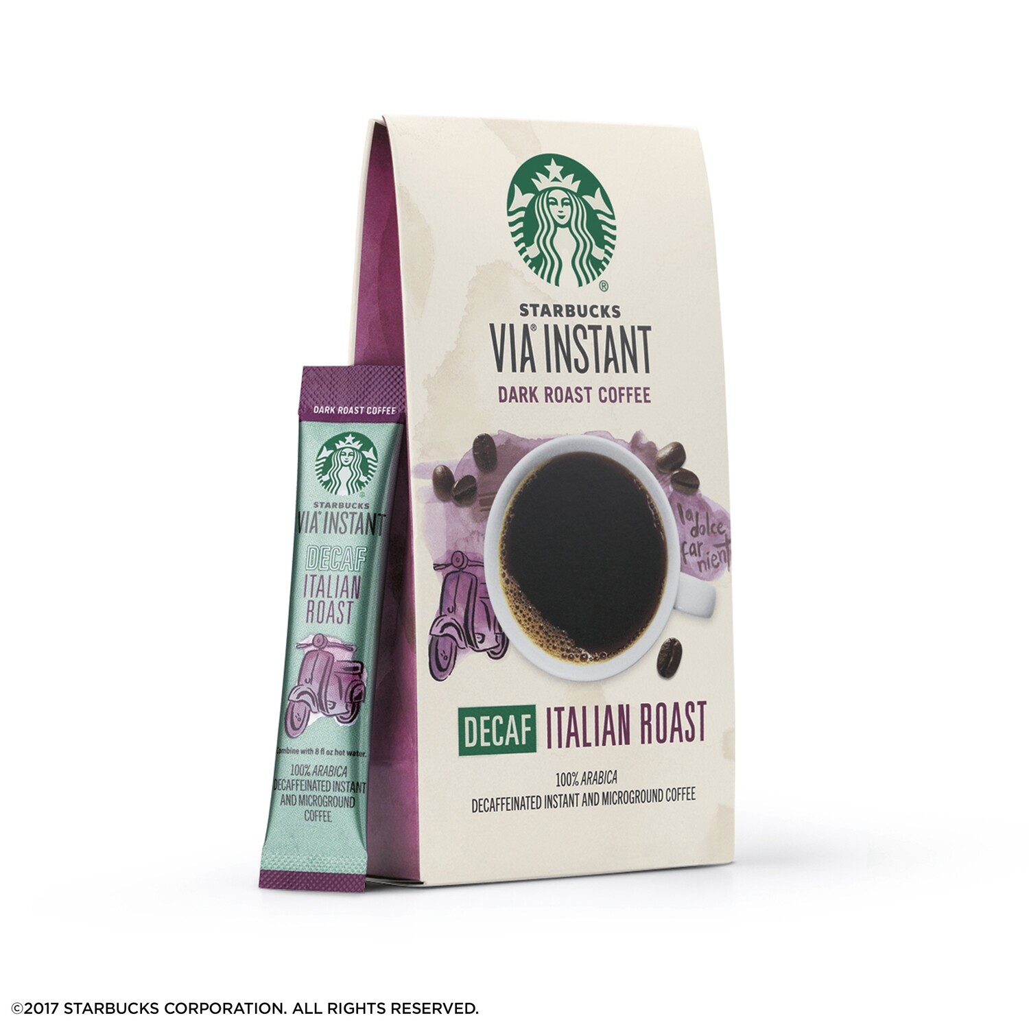 Starbucks VIA Decaf Italian Roast 200ct